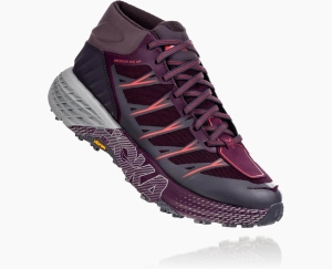 Dámské Trailové Boty Hoka One One Speedgoat Mid Nepromokavé Fialové | CZ.473FBUZLJ