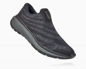 Pánské Slip On Hoka One One Cavu 3 Černé Tmavě Šedé | CZ.076GJESVT