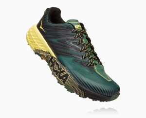 Pánské Trailové Boty Hoka One One Speedgoat 4 Myrtle/Limelight | CZ.104GOMFUJ