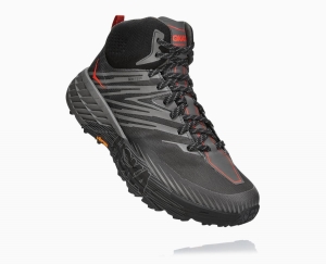 Pánské Trailové Boty Hoka One One Speedgoat Mid GORE Tmavě Šedé Tmavě Šedé | CZ.925BUVQWA