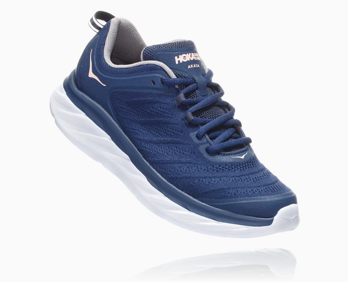 Dámské Tenisky Hoka One One Akasa Indigo Růžové | CZ.539RNFPWJ