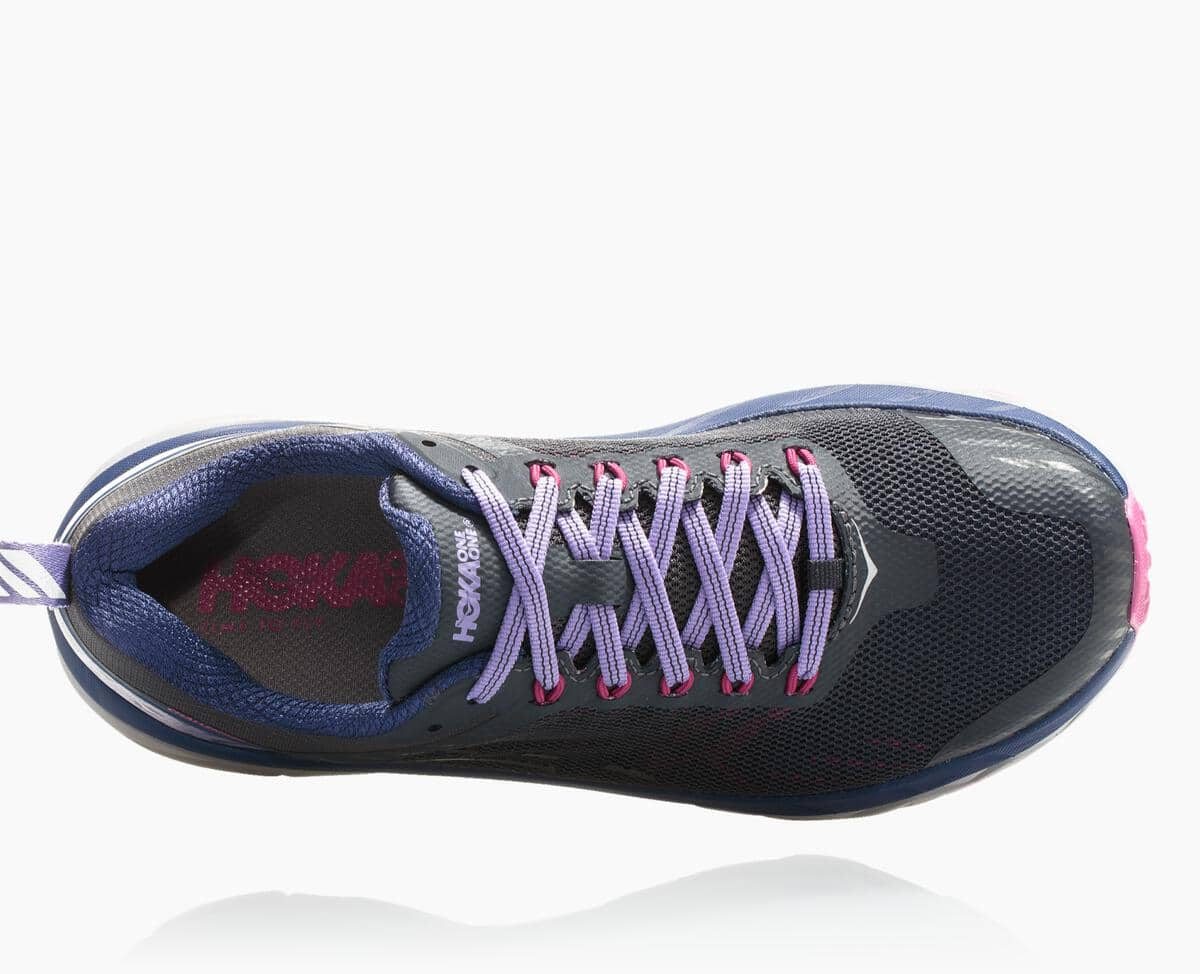 Dámské Trailové Boty Hoka One One Challenger ATR 5 Ebony/Very Berry | CZ.253HWEQKJ