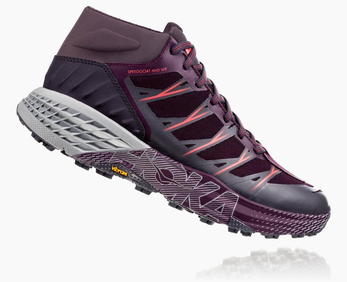 Dámské Trailové Boty Hoka One One Speedgoat Mid Nepromokavé Fialové | CZ.473FBUZLJ