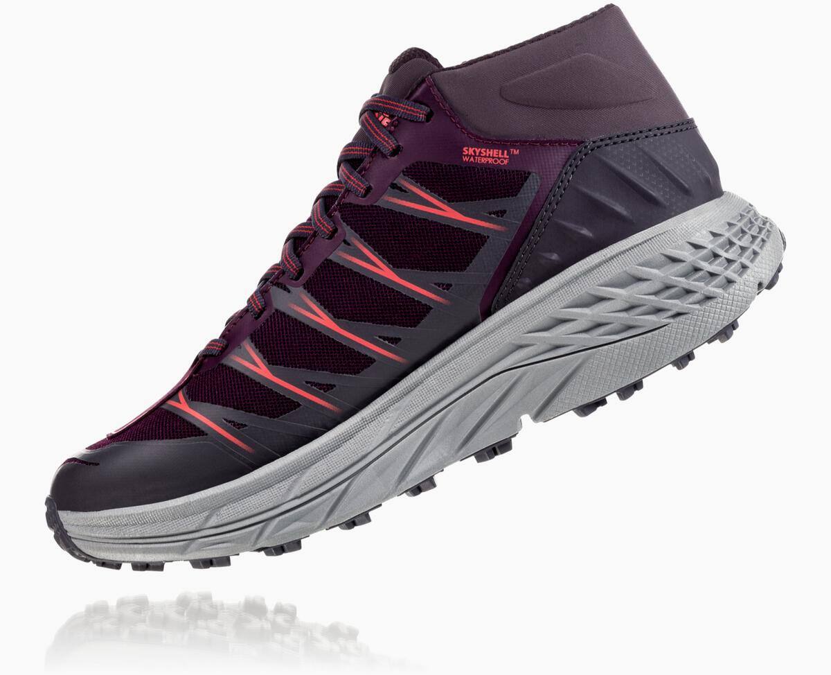 Dámské Trailové Boty Hoka One One Speedgoat Mid Nepromokavé Fialové | CZ.473FBUZLJ