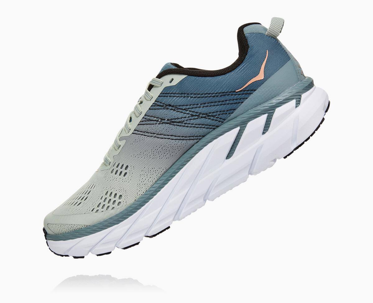 Dámské Trekové Boty Hoka One One Clifton 6 Lead/Sea Foam | CZ.236OSCNHT