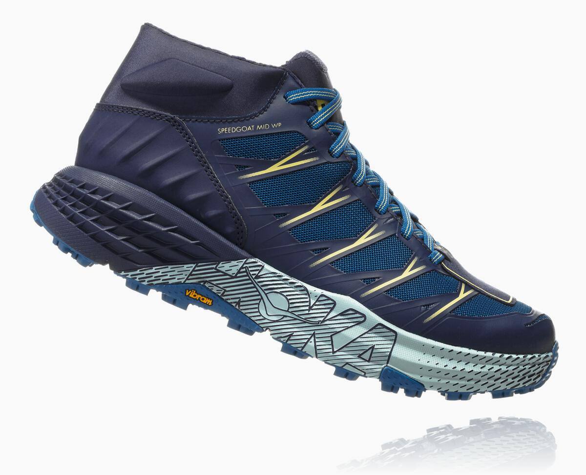 Dámské Turistické Boty Hoka One One Speedgoat Mid Nepromokavé Blankyt | CZ.865TEFPQG