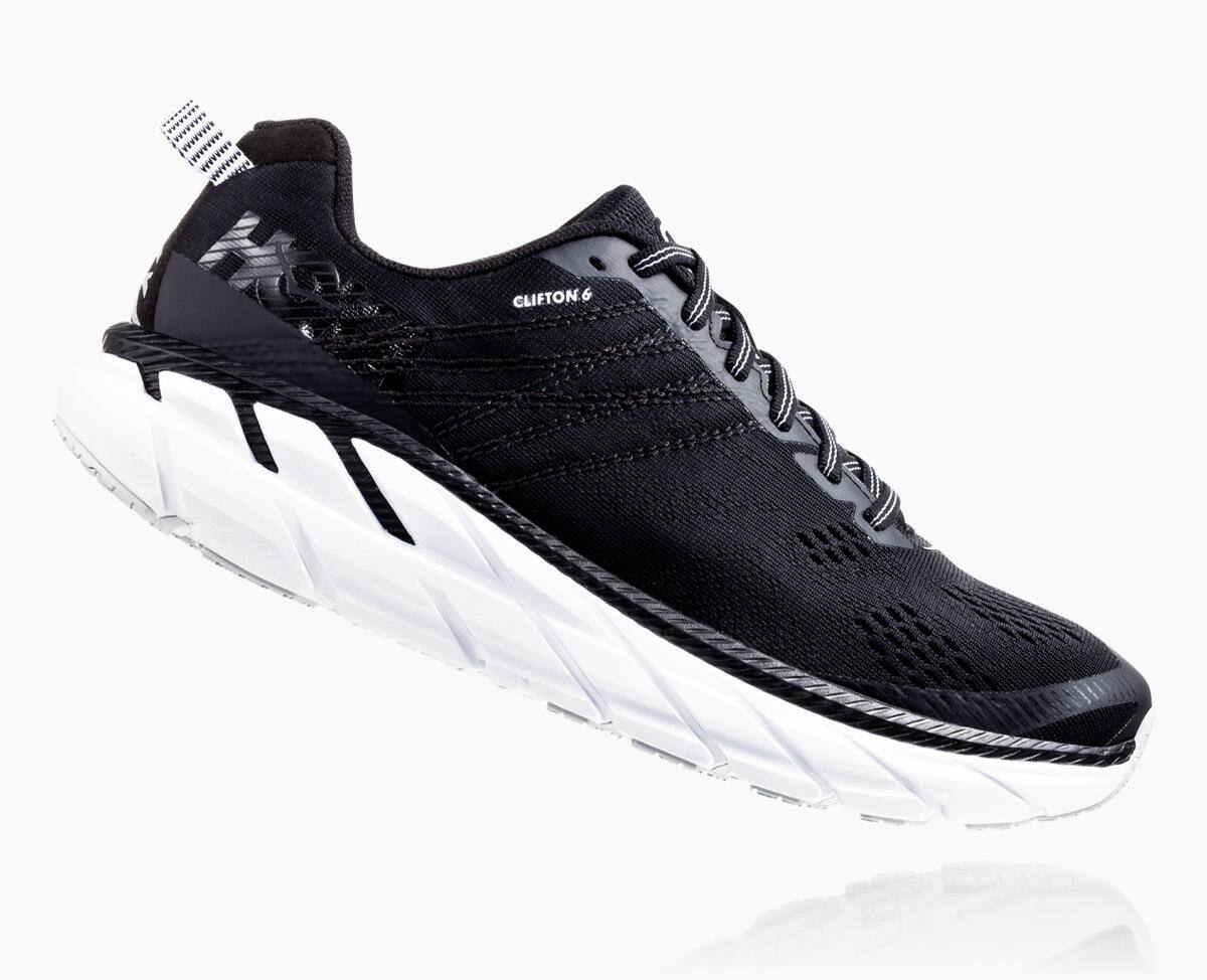 Pánské Tenisky Hoka One One Clifton 6 Černé Bílé | CZ.930DPXBAC