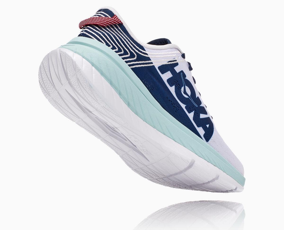 Pánské Trekové Boty Hoka One One Carbon X Nimbus Cloud/Moonlit Ocean | CZ.591XNUKRJ