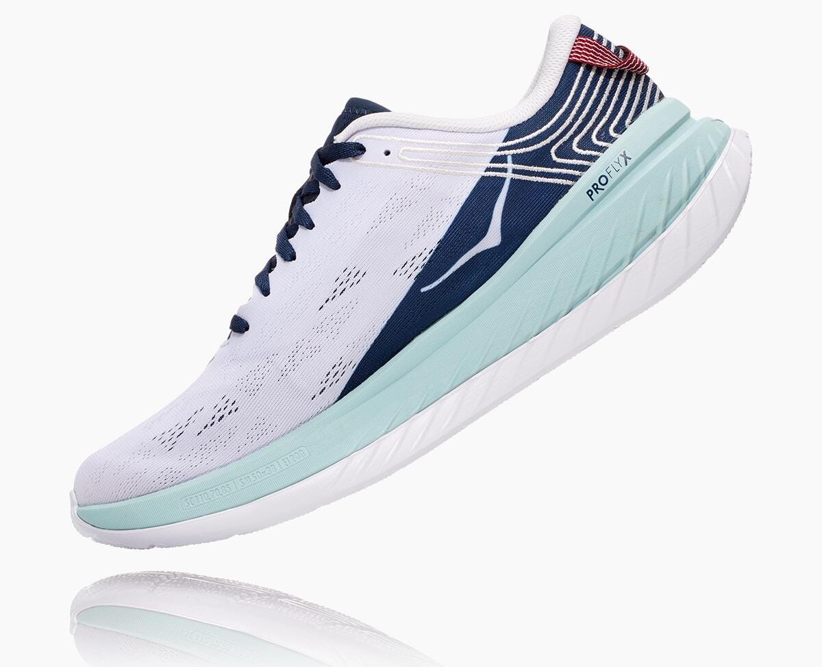 Pánské Trekové Boty Hoka One One Carbon X Nimbus Cloud/Moonlit Ocean | CZ.591XNUKRJ